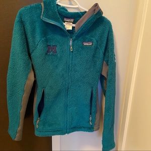 Blue Patagonia women’s zip up